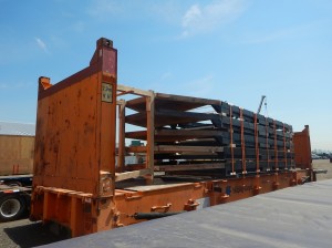 over dimensional freight on flat rack