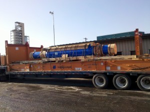 over dimensional freight on flat rack